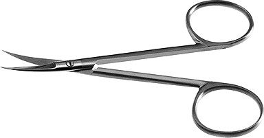 STORZ Iris Scissors 25mm Light Curved